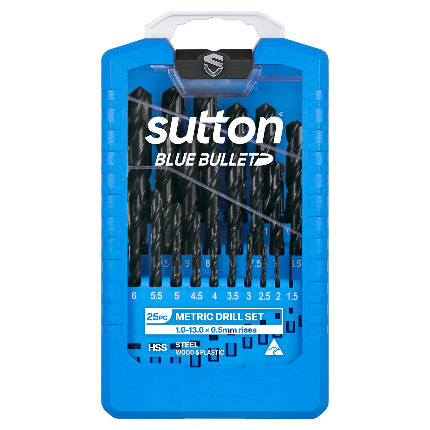 Sutton XP Bullet D220 Jobber Refill Set HSS 1.5-5.0mm - 5 Piece by Sut