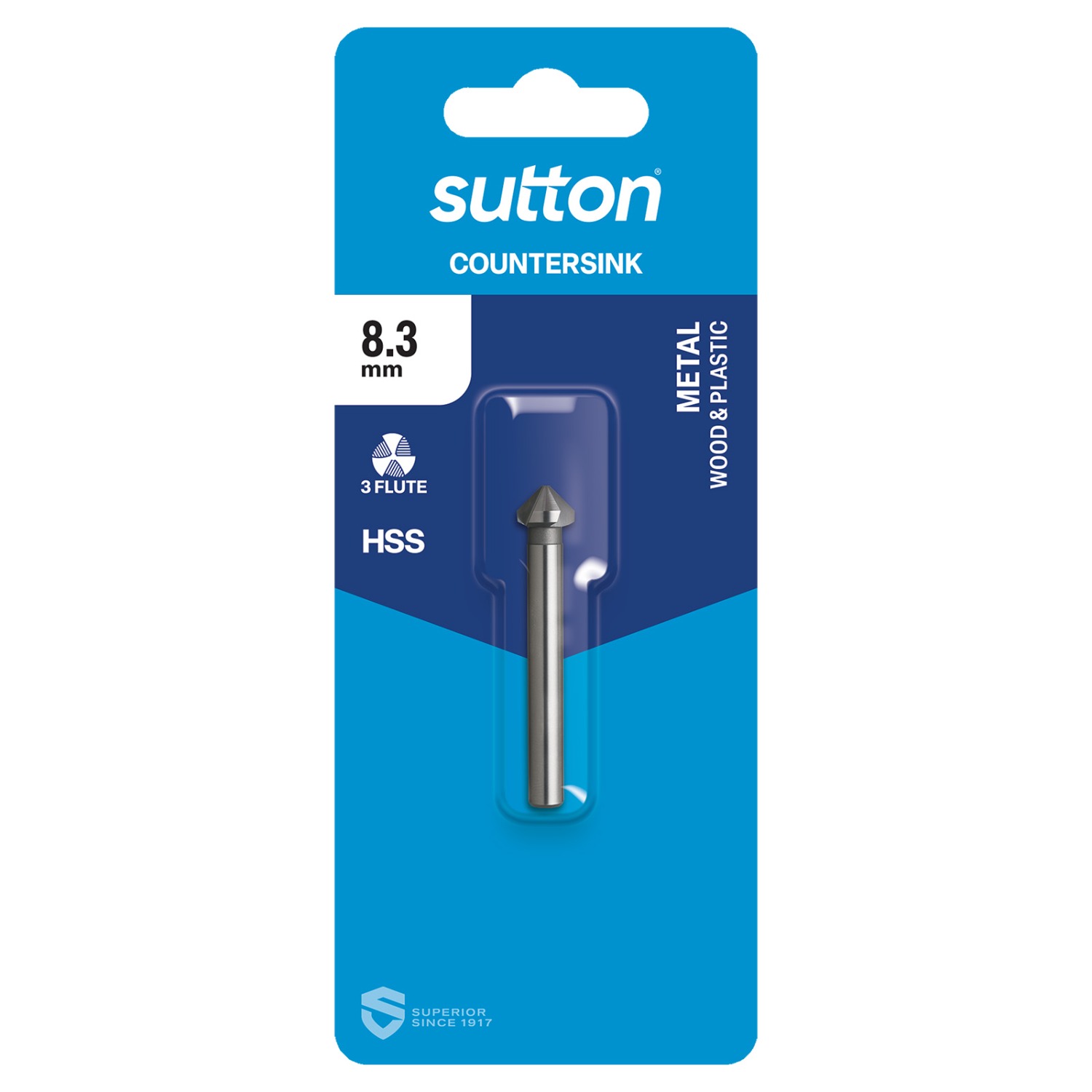 COUNTERSINK HSS STRAIGHT 8.3MM - P&N Tools